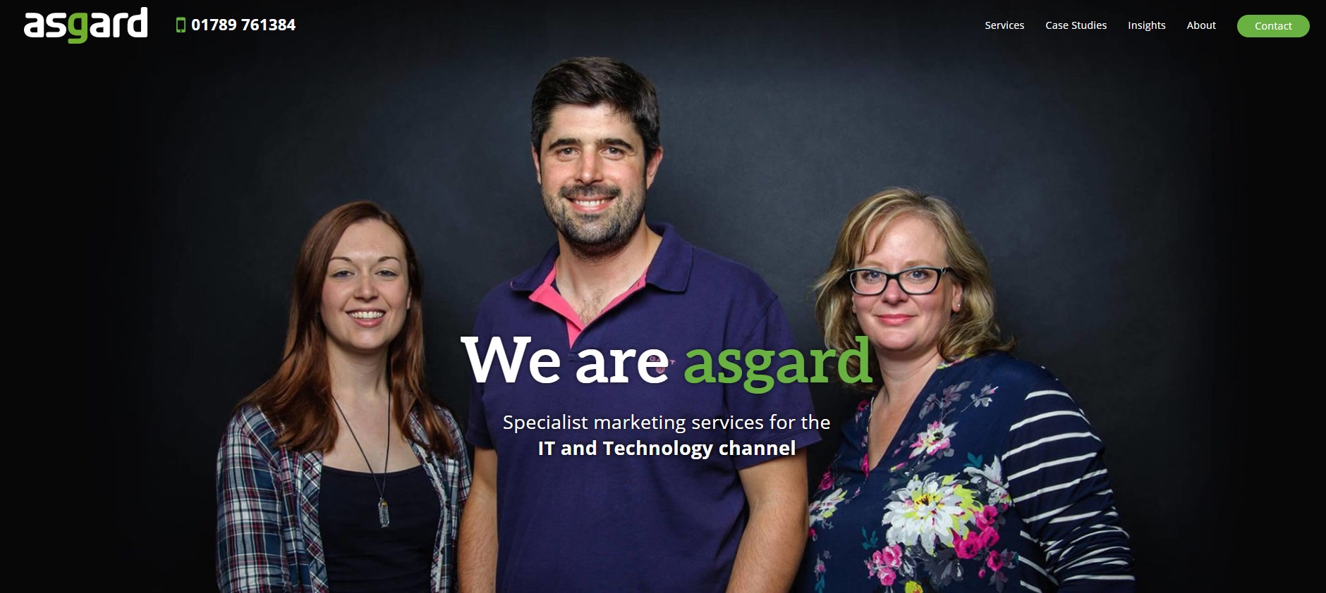 Asgard Web Page Example featuring Chris Fossey Photography